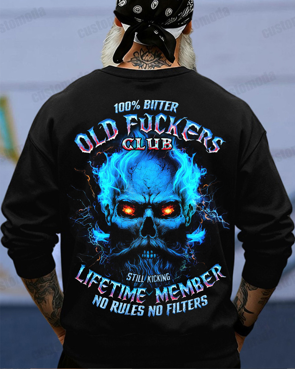 100% Bitter Old Fuckers Club Custom Year Gen X ,Boomer Sweatshirt/T-shirt/Hoodie