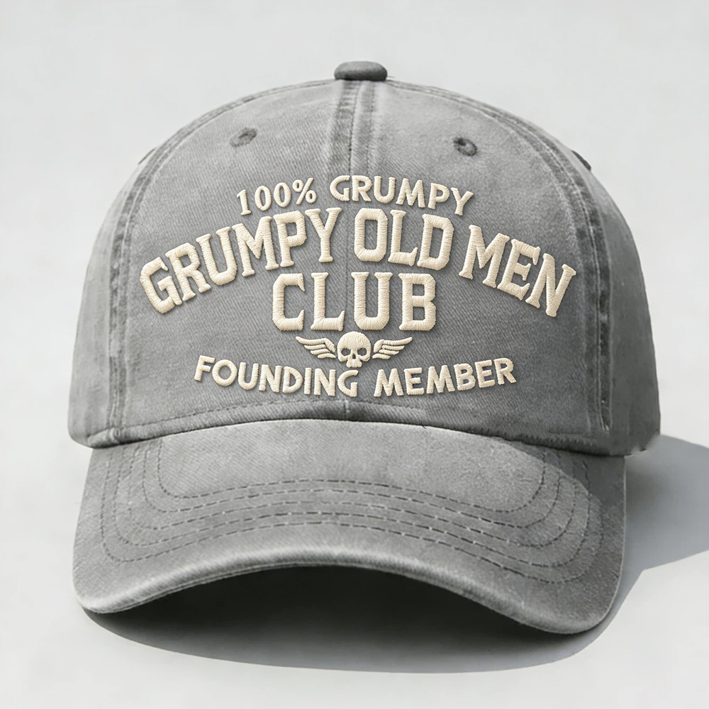 Grumpy Old Men Club Cap