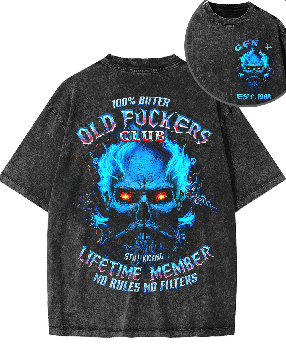 100% Bitter Old Fuckers Club Custom Year Gen X ,Boomer Sweatshirt/T-shirt/Hoodie