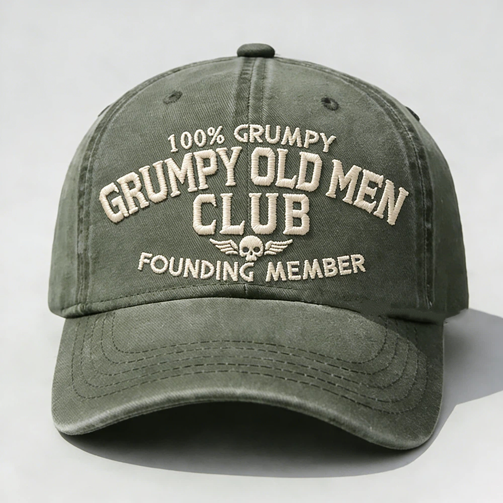 Grumpy Old Men Club Cap