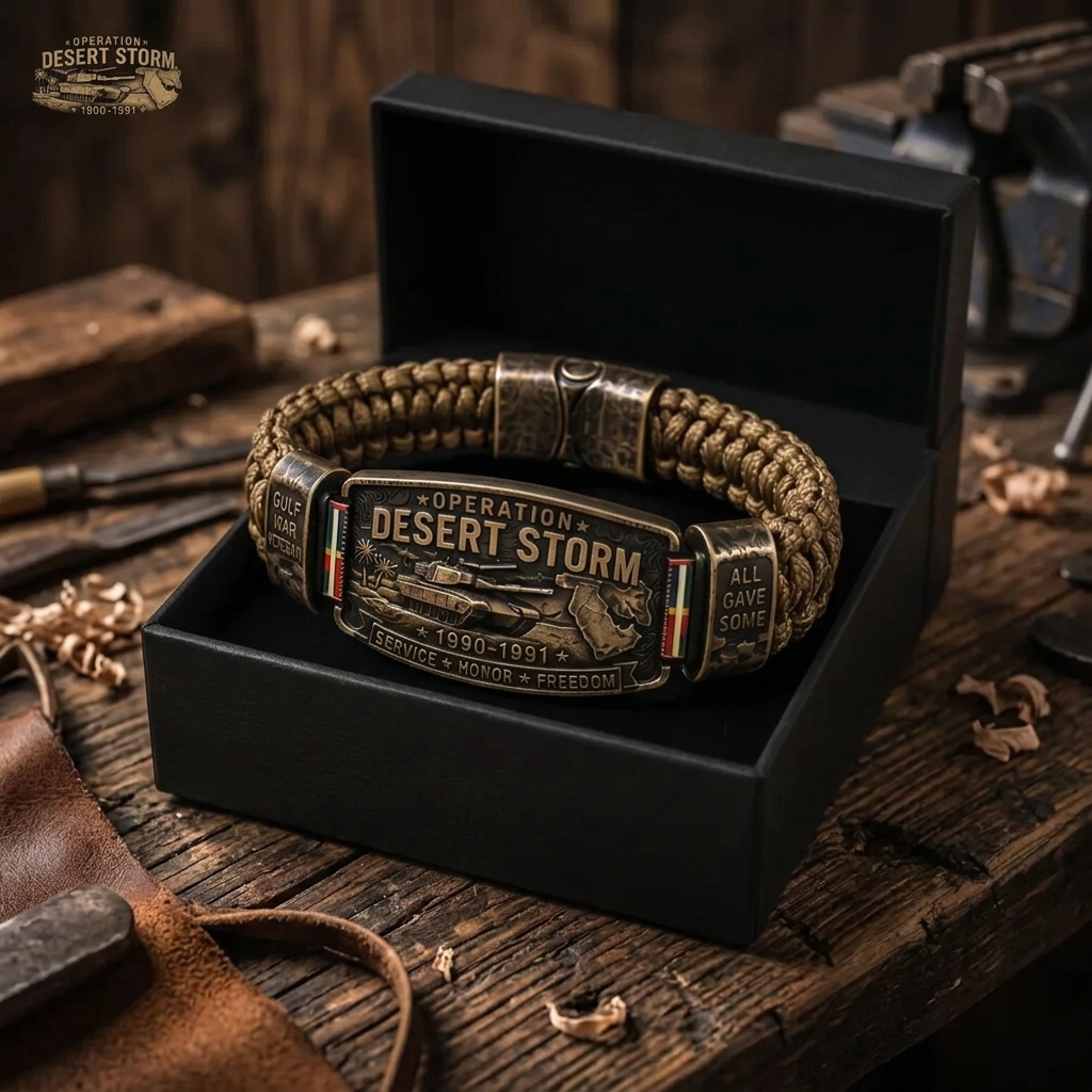 🎉Operation Desert Storm Veteran Paracord Bracelet