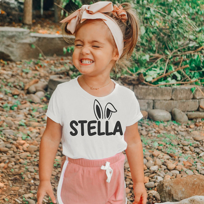 PERSONALIZED BUNNY EAR - TSHIRT