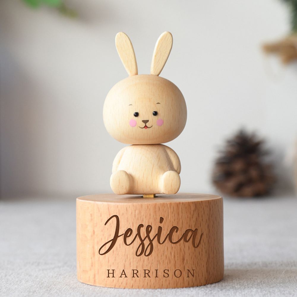 Personalized Name Wooden Music Box