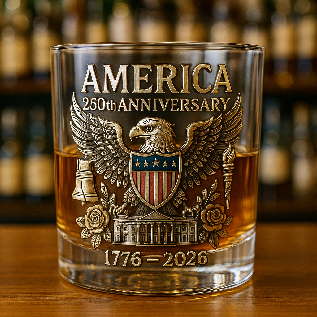 250th Anniversary Whiskey Glass