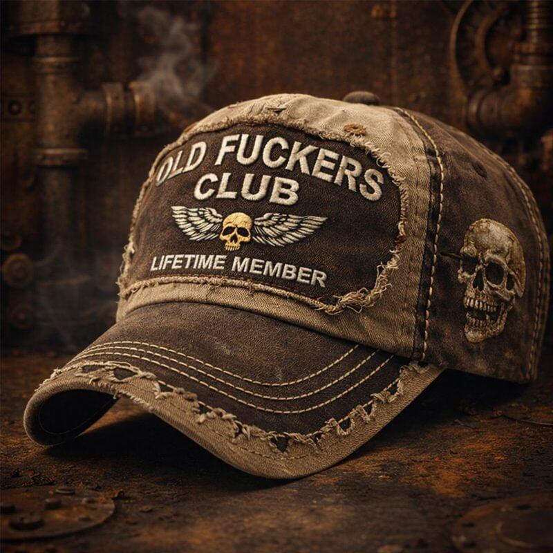 🧢 OLD F*CKERS CLUB Lifetime Member Vintage Cap