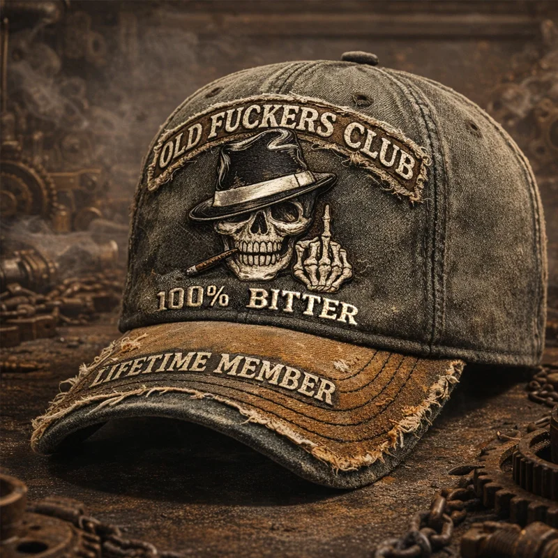 🧢 OLD F*CKERS CLUB Lifetime Member Vintage Cap