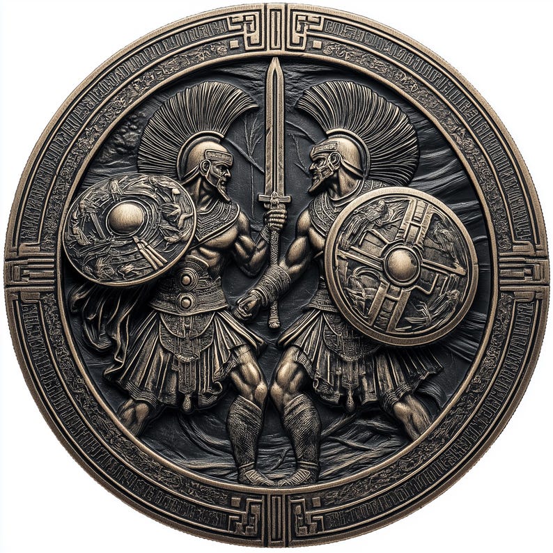 ⚔️✨Spartan Challenge Coin