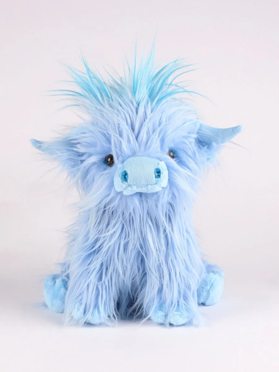 Highland Cow Plush Simulation Long-haired Cow Doll