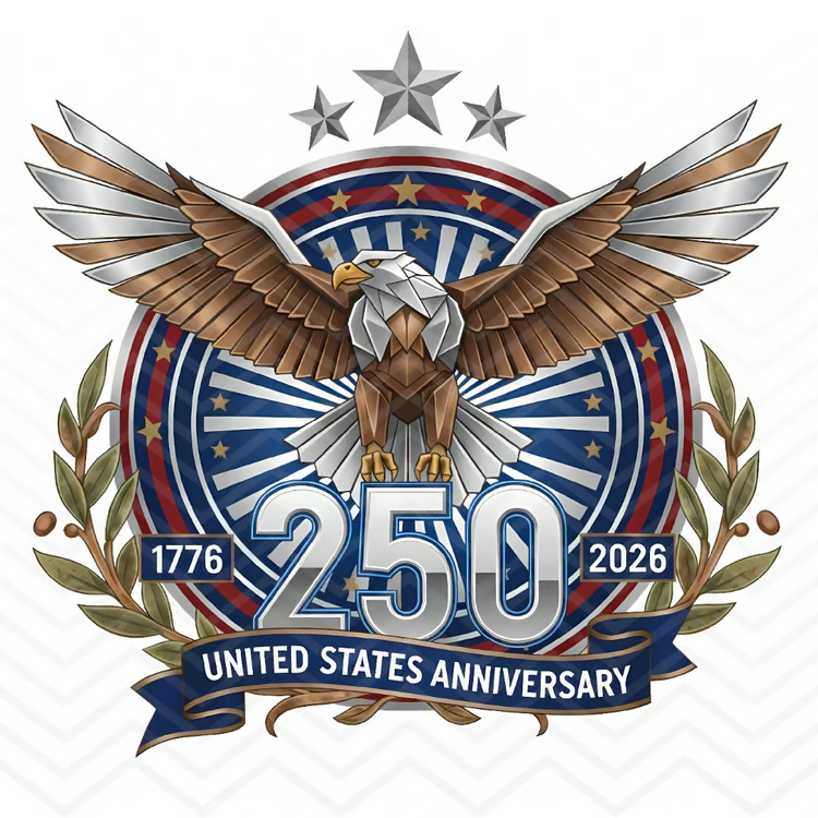 America 250th Anniversary Stickers 