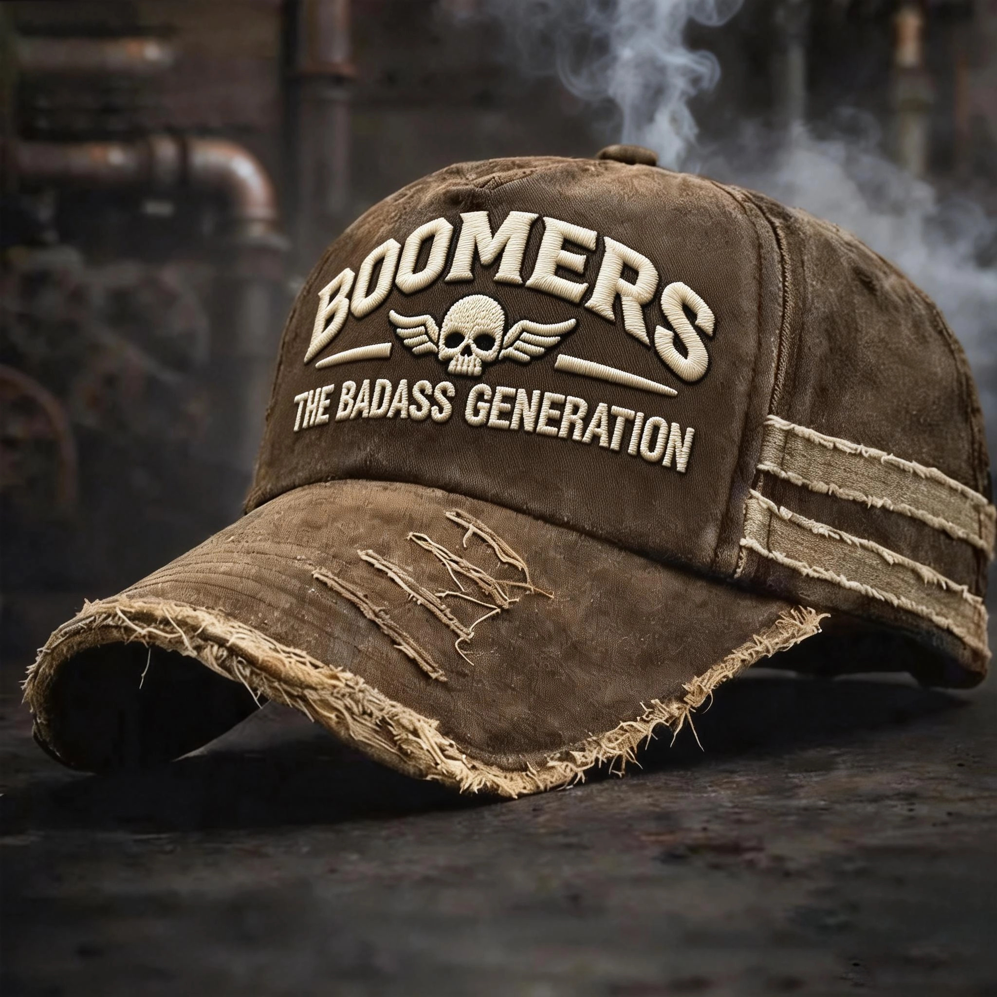 🎉Last Day 49% OFF - Boomers The Badass Generation Vintage Trucker Cap