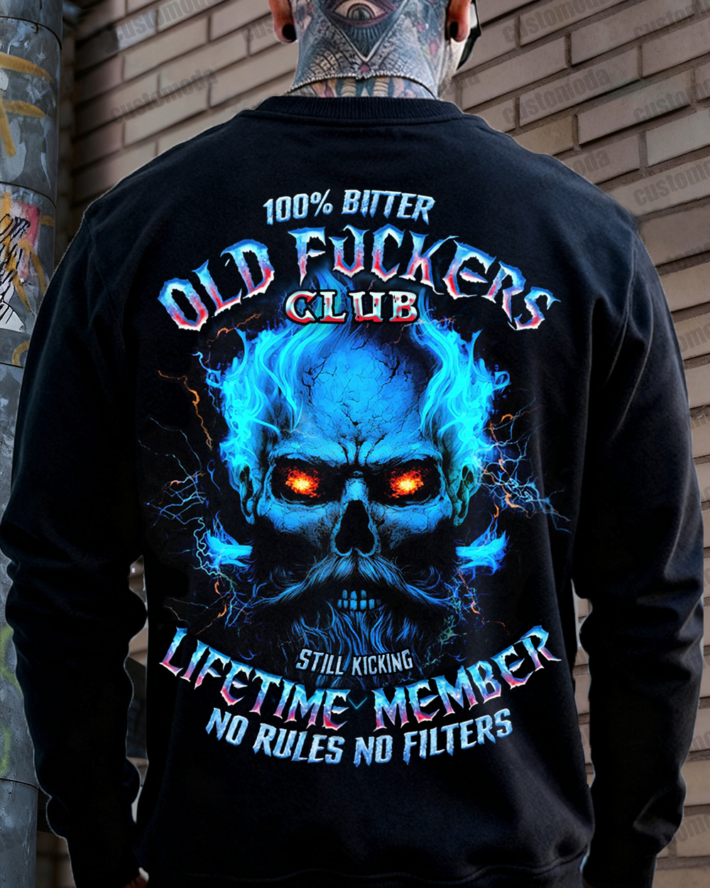 100% Bitter Old Fuckers Club Custom Year Gen X ,Boomer Sweatshirt/T-shirt/Hoodie