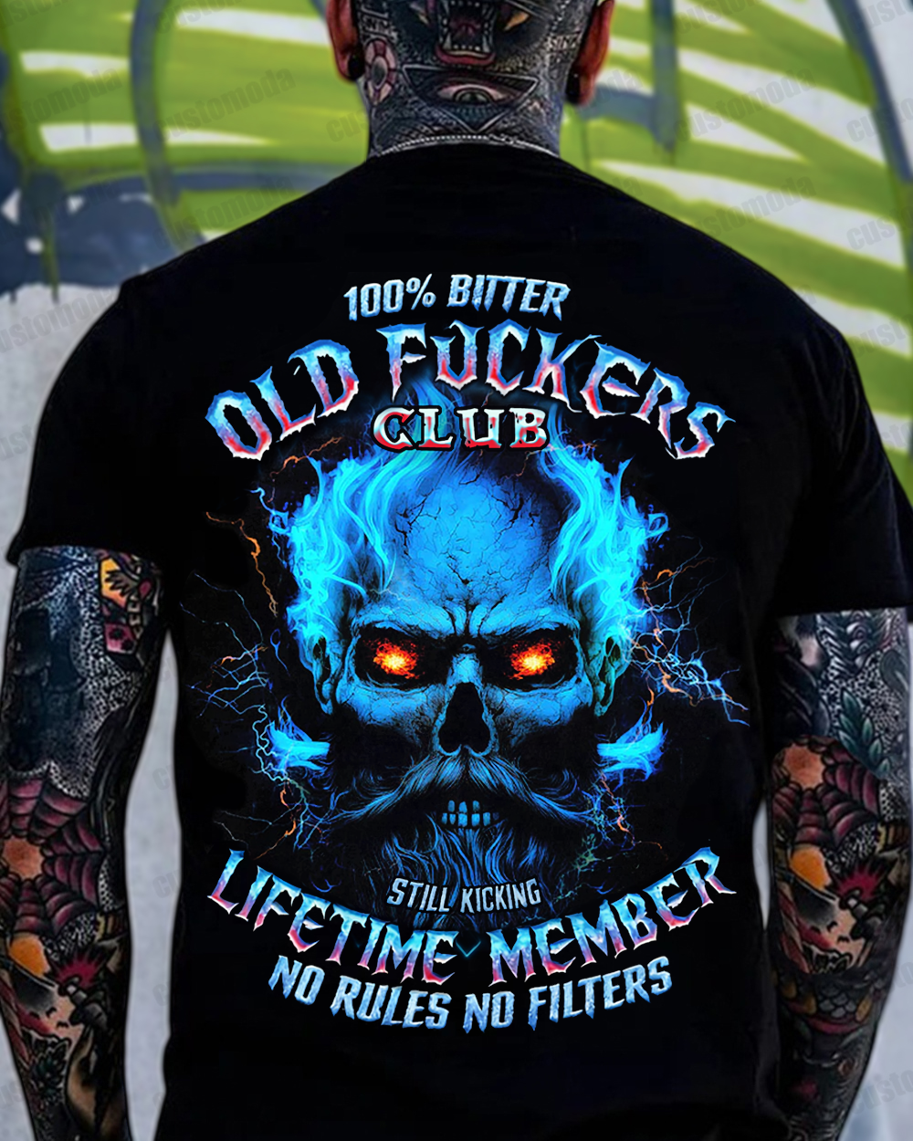 100% Bitter Old Fuckers Club Custom Year Gen X ,Boomer Sweatshirt/T-shirt/Hoodie