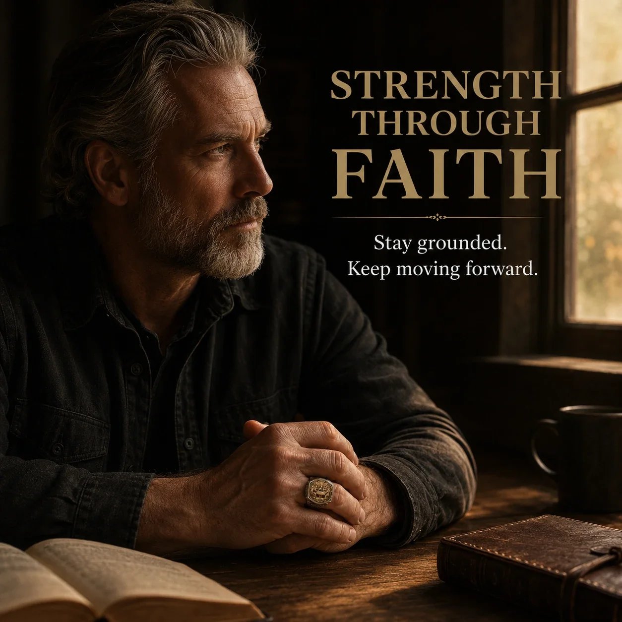 Strength Through Faith Ring
