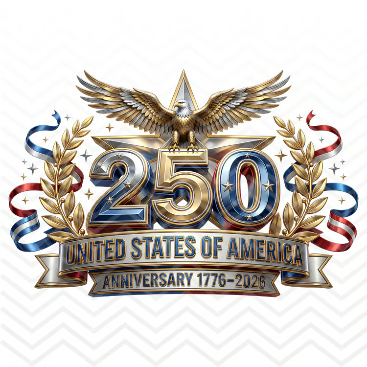 America 250th Anniversary Stickers 