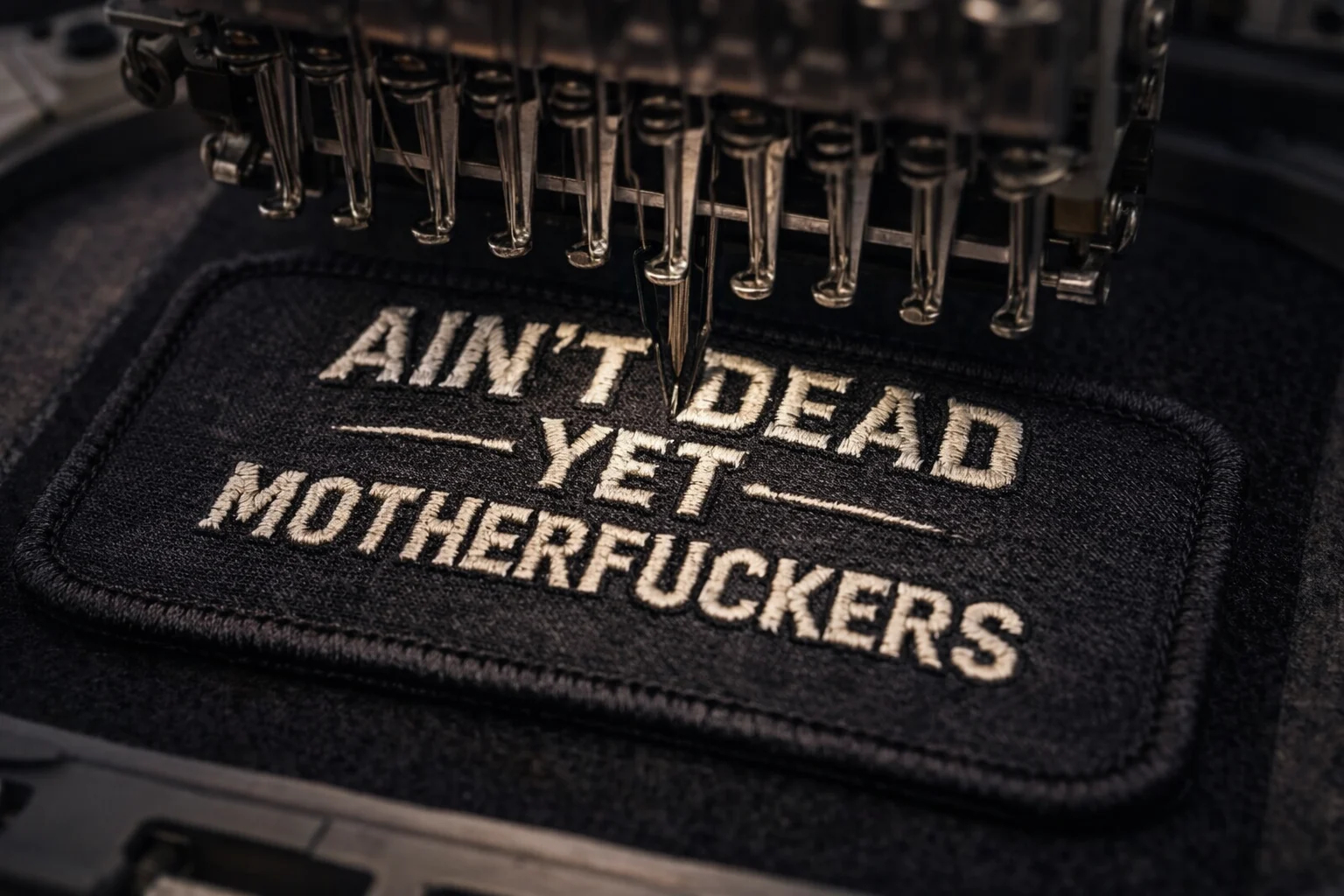 🔥Last Day 49% OFF -Ain't Dead Yet Vintage Hook & Loop Patch