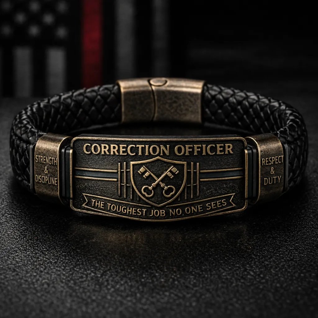 🎁 The Ultimate Father’s Day Tribute: Heavy-Duty Police Brotherhood Bracelet — Wear Your Honor Proudly