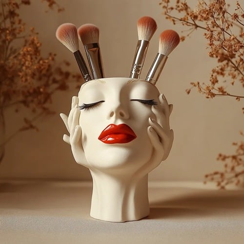 Women's Head Shape Boho Feminist Decoration
