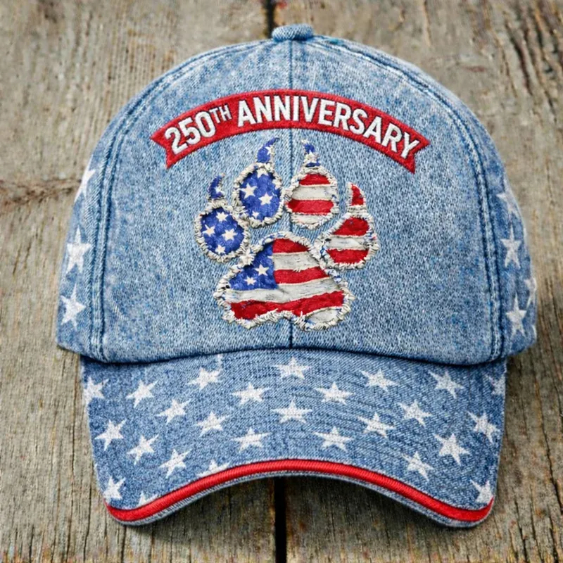 🇺🇸🐶 250th Anniversary Dog Paw Loyalty Commemorative Cap