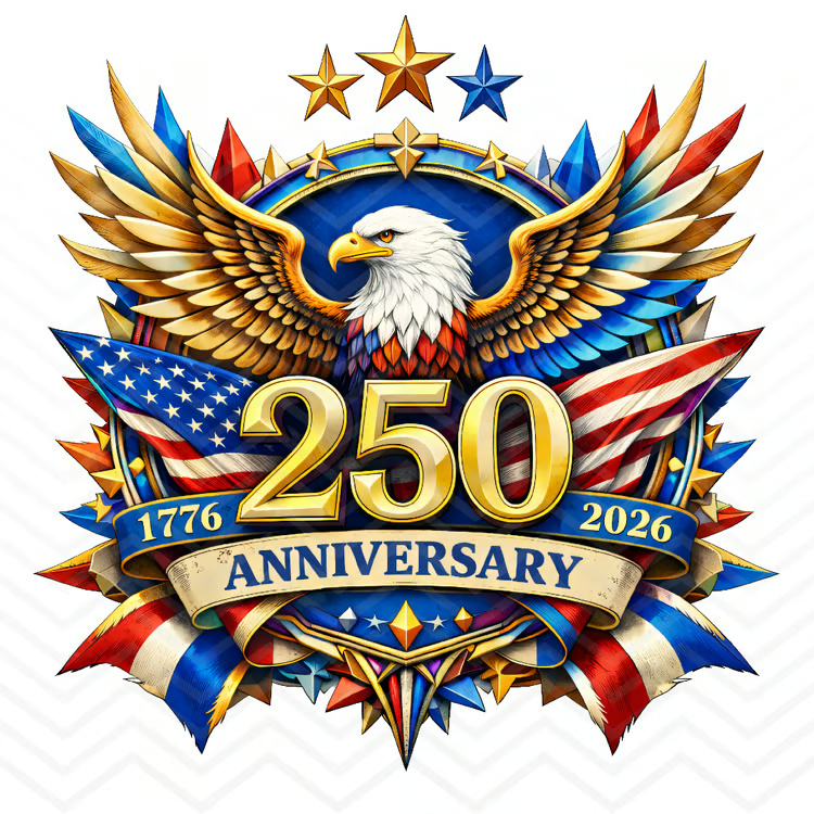 America 250th Anniversary Stickers 