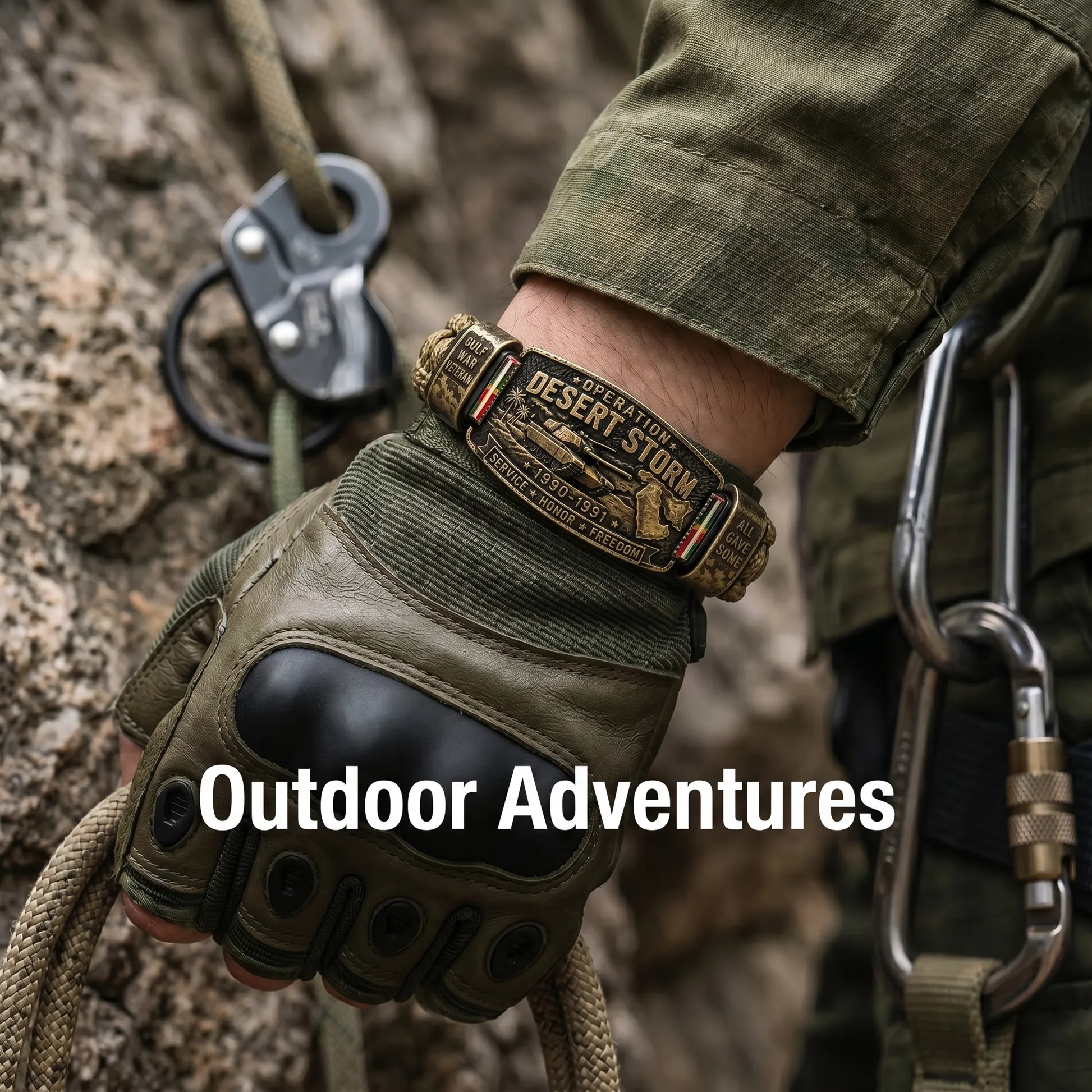 🎉Operation Desert Storm Veteran Paracord Bracelet