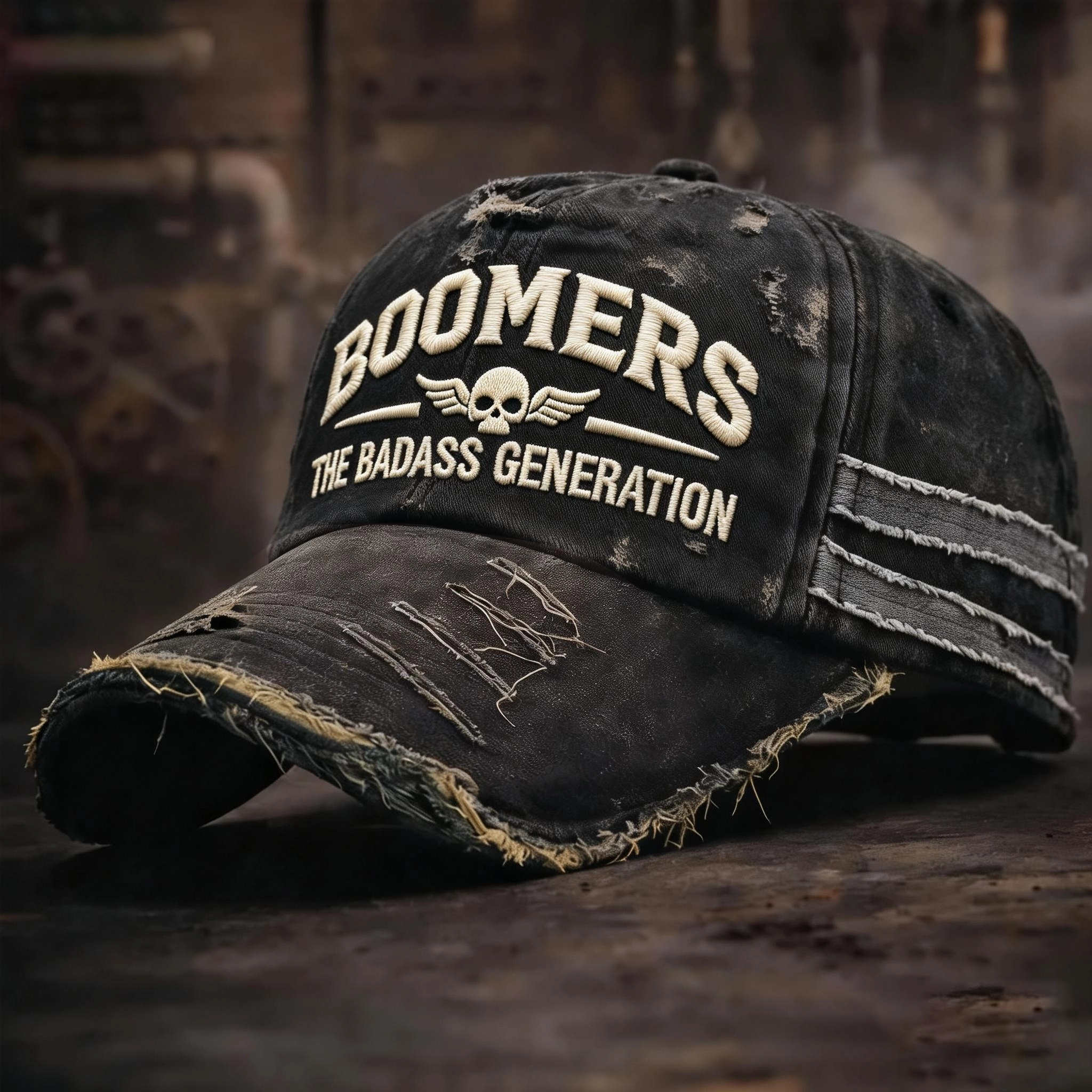 🎉Last Day 49% OFF - Boomers The Badass Generation Vintage Trucker Cap