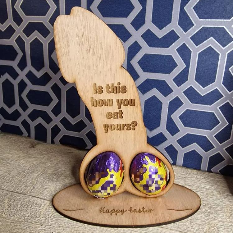 🤣Funny Easter Willy Egg Holder🐰