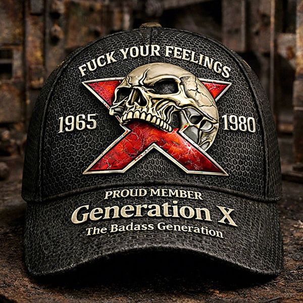 [Copy]"Gen X" Unisex Retro Hats