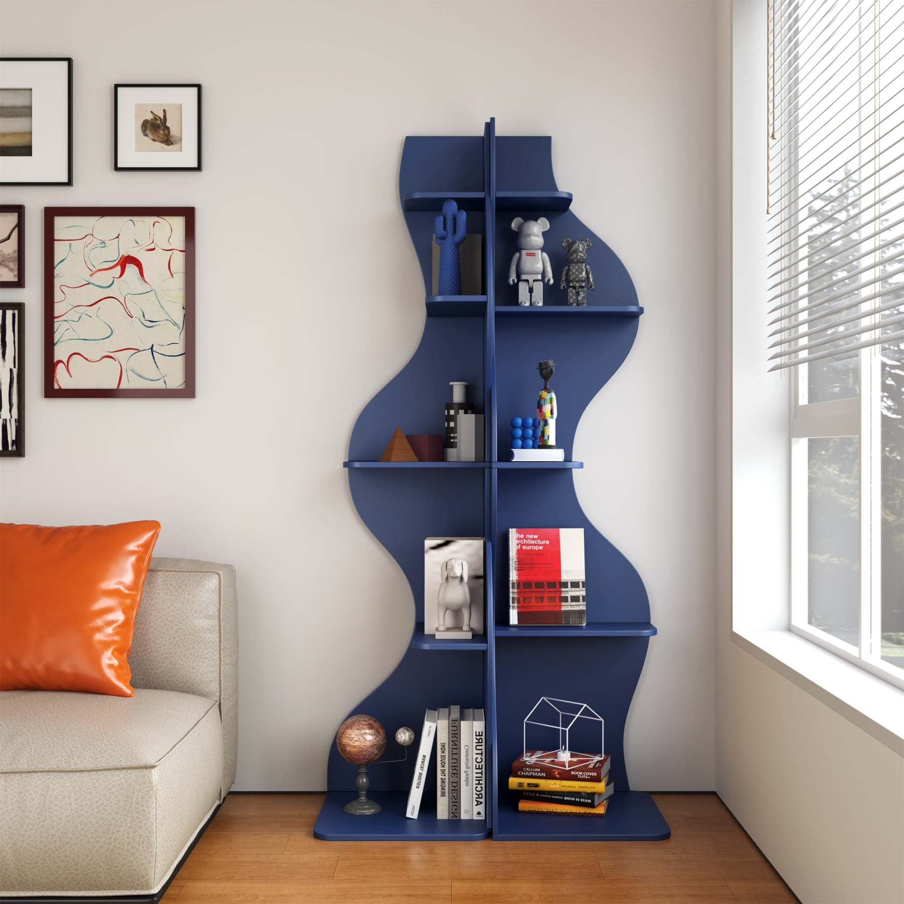 KYLIZE Viva La Vida Series Flamenco Wave Display Shelf