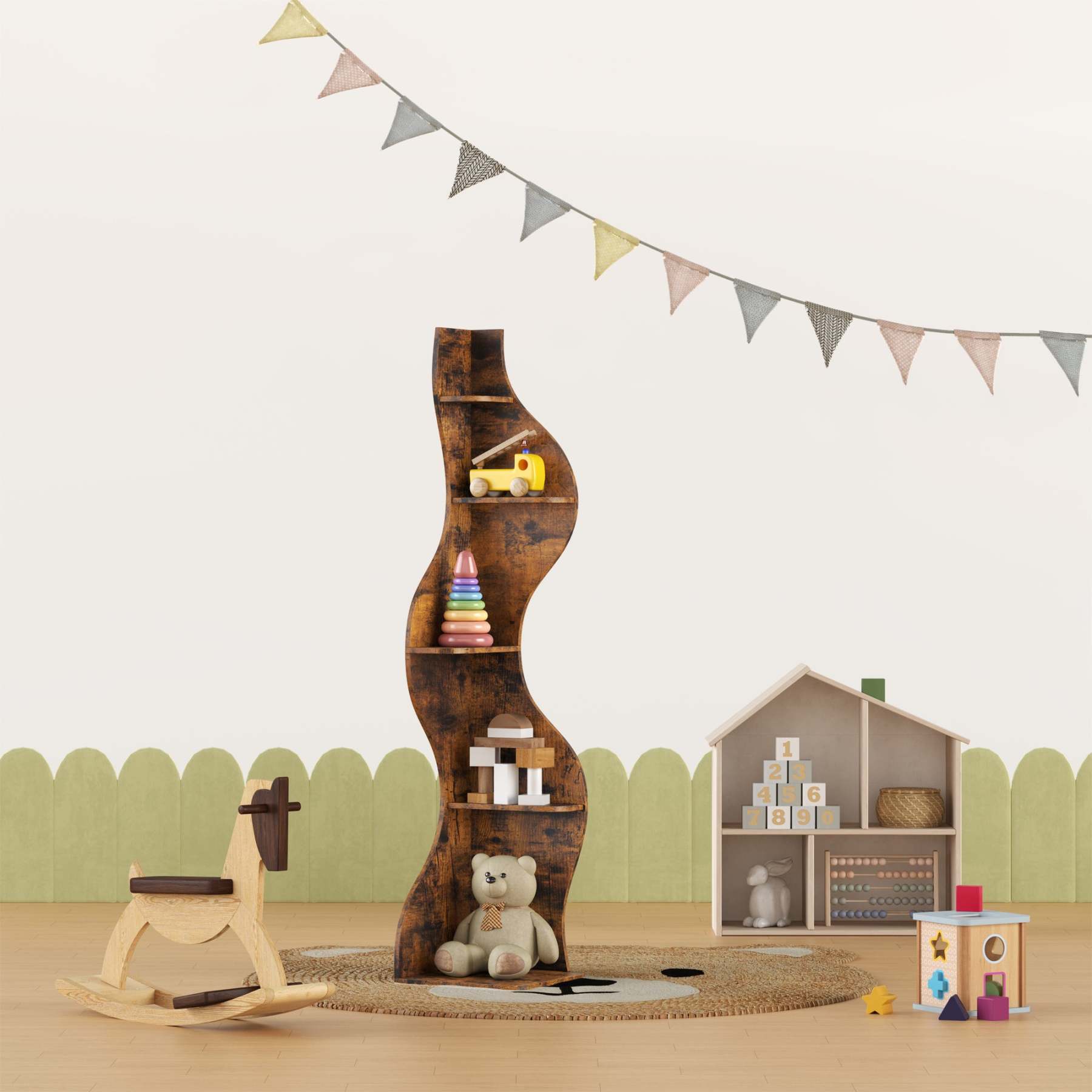 KYLIZE Viva La Vida Series Flamenco Wave Display Shelf