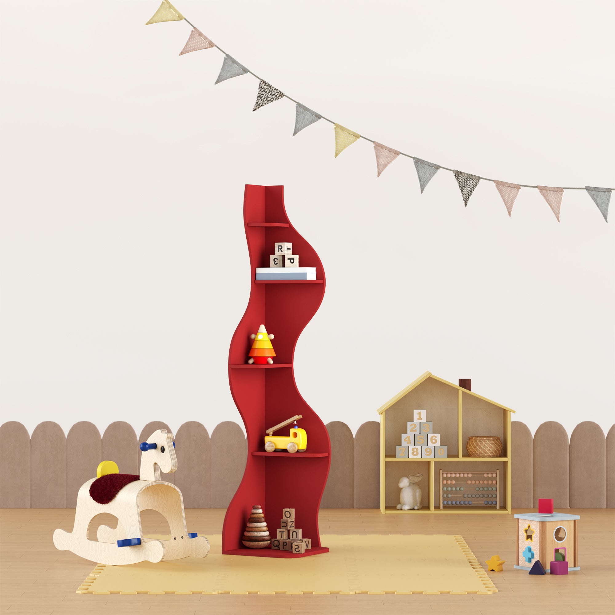 KYLIZE Viva La Vida Series Flamenco Wave Display Shelf