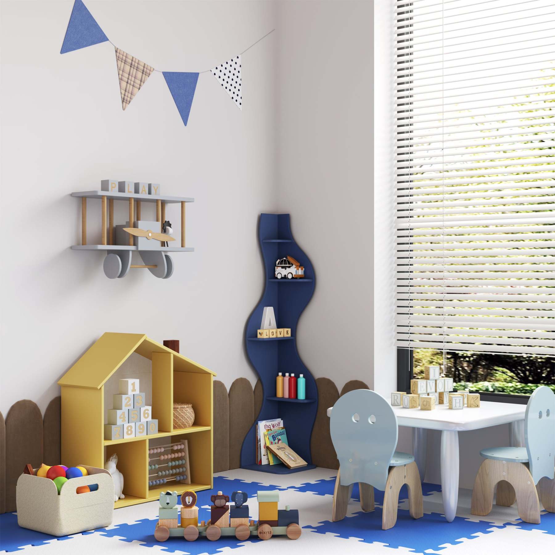 KYLIZE Viva La Vida Series Flamenco Wave Display Shelf