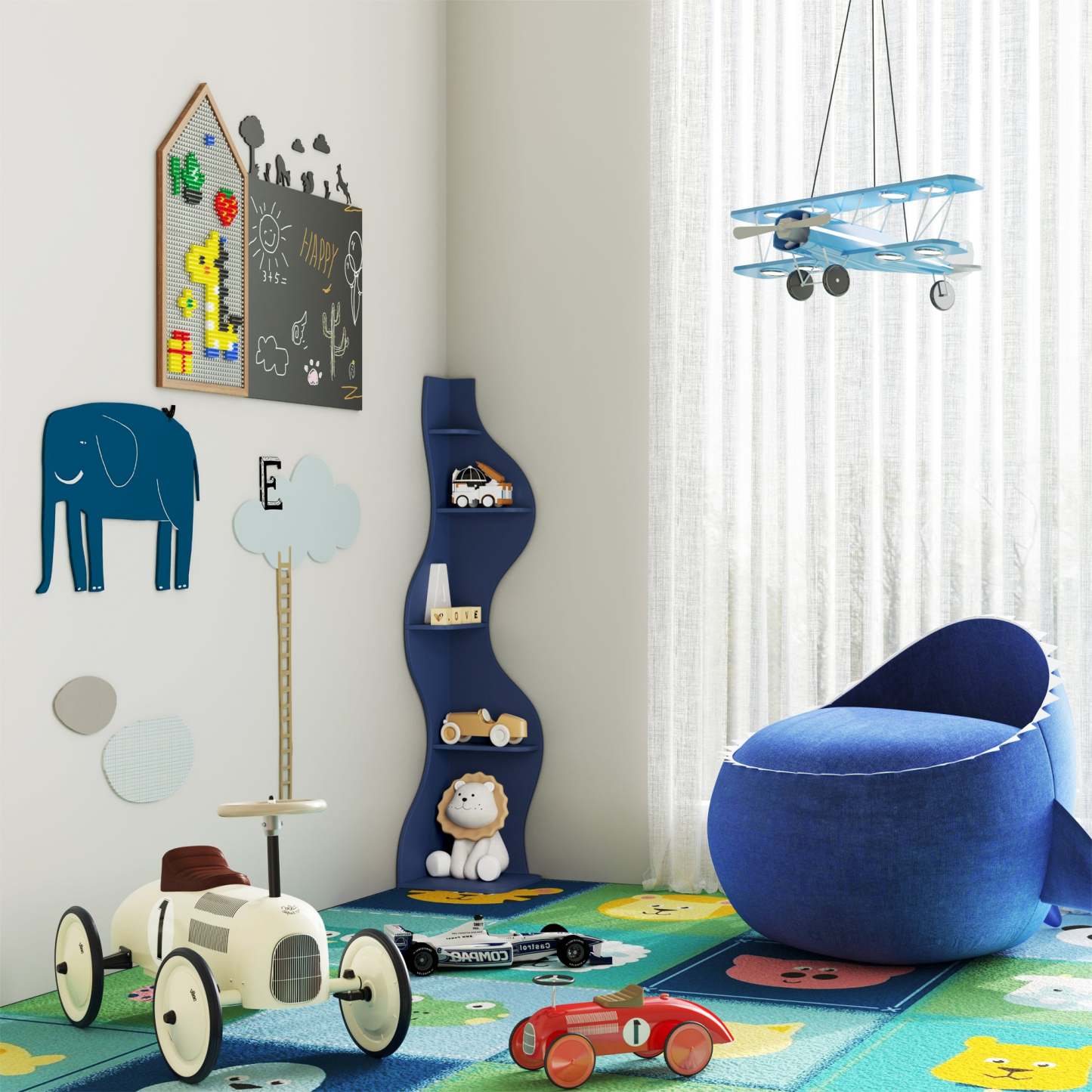 KYLIZE Viva La Vida Series Flamenco Wave Display Shelf