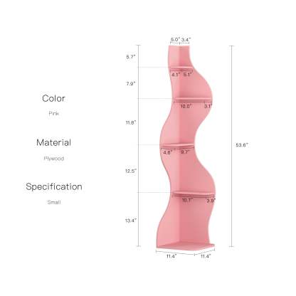 KYLIZE Viva La Vida Series Flamenco Wave Display Shelf