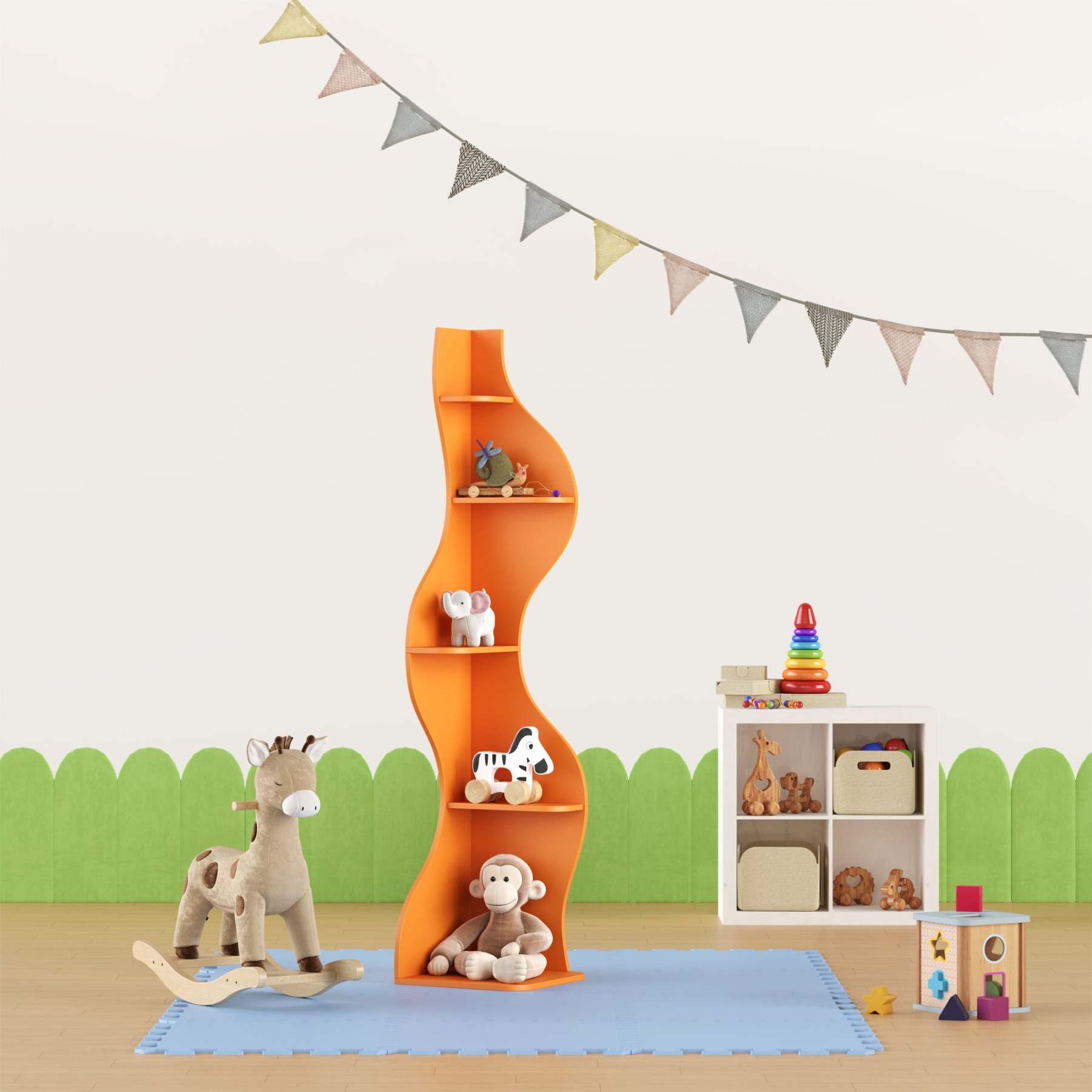 KYLIZE Viva La Vida Series Flamenco Wave Display Shelf