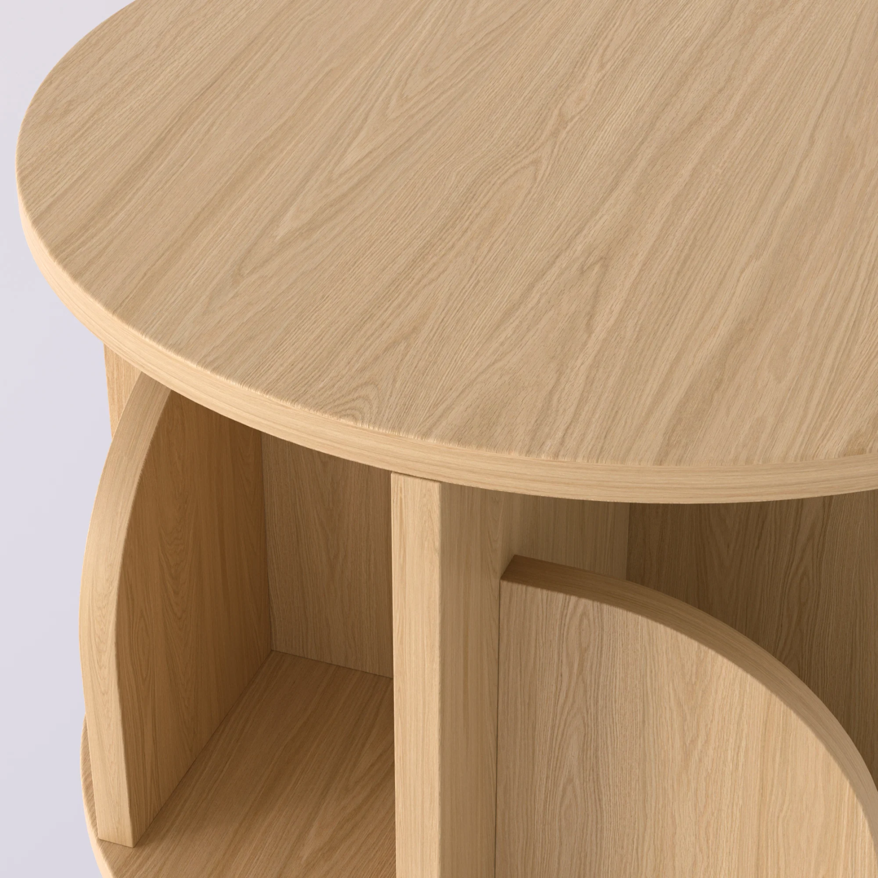   Rotating Bookshelf 360 Degree Storage Rack