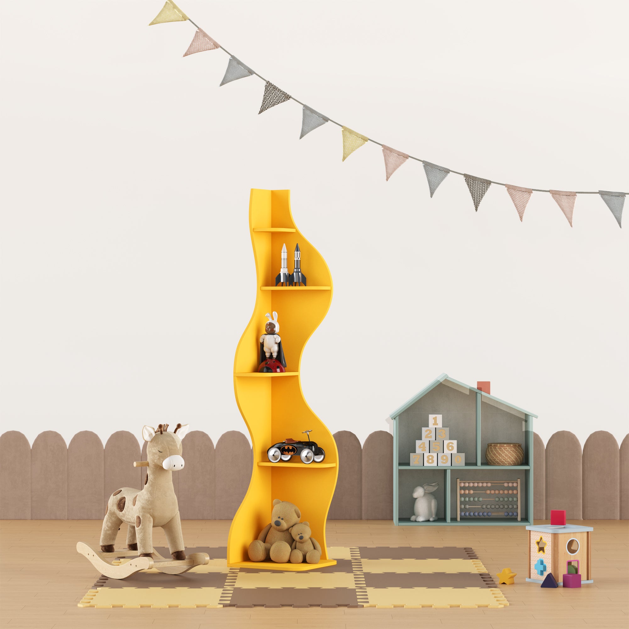 KYLIZE Viva La Vida Series Flamenco Wave Display Shelf