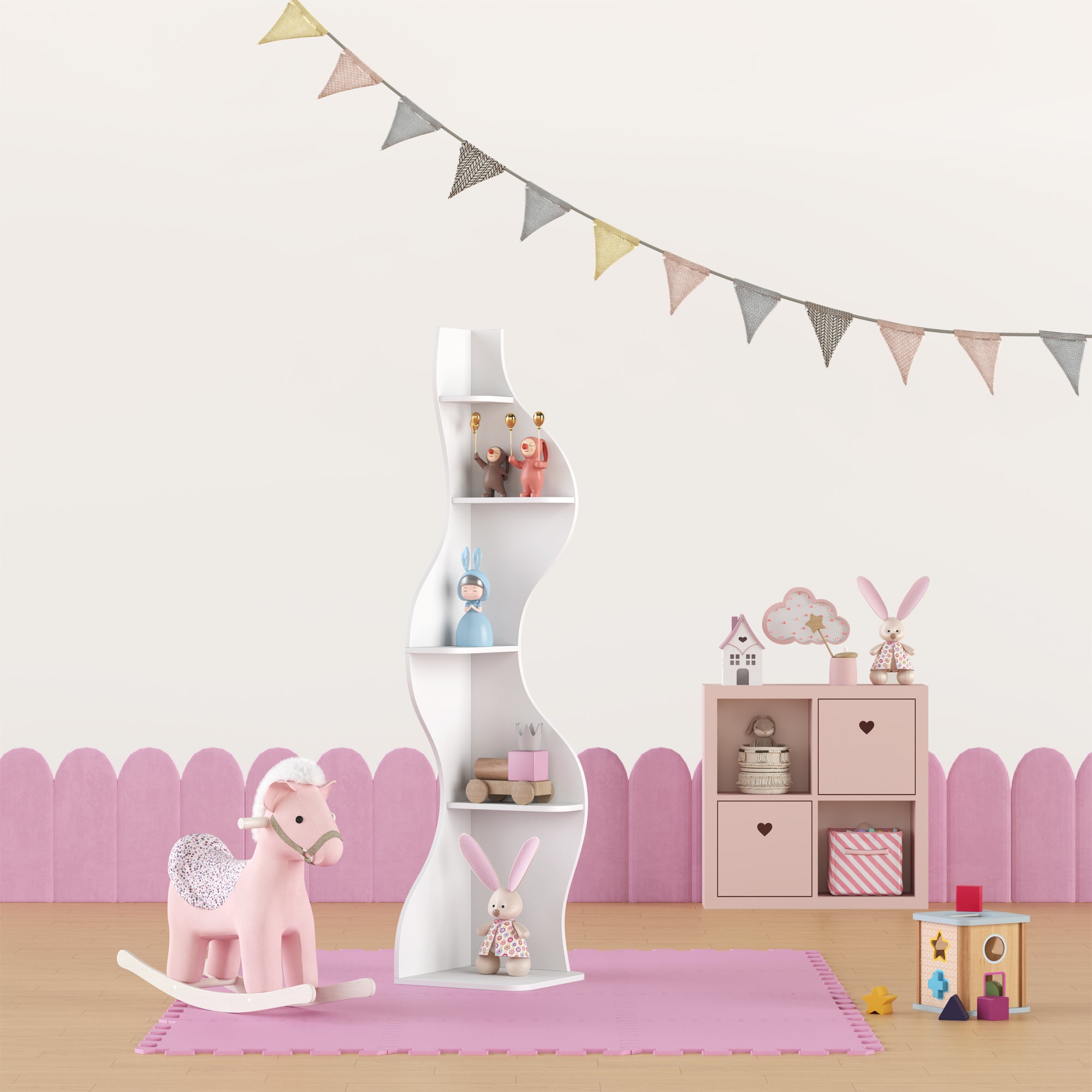 KYLIZE Viva La Vida Series Flamenco Wave Display Shelf