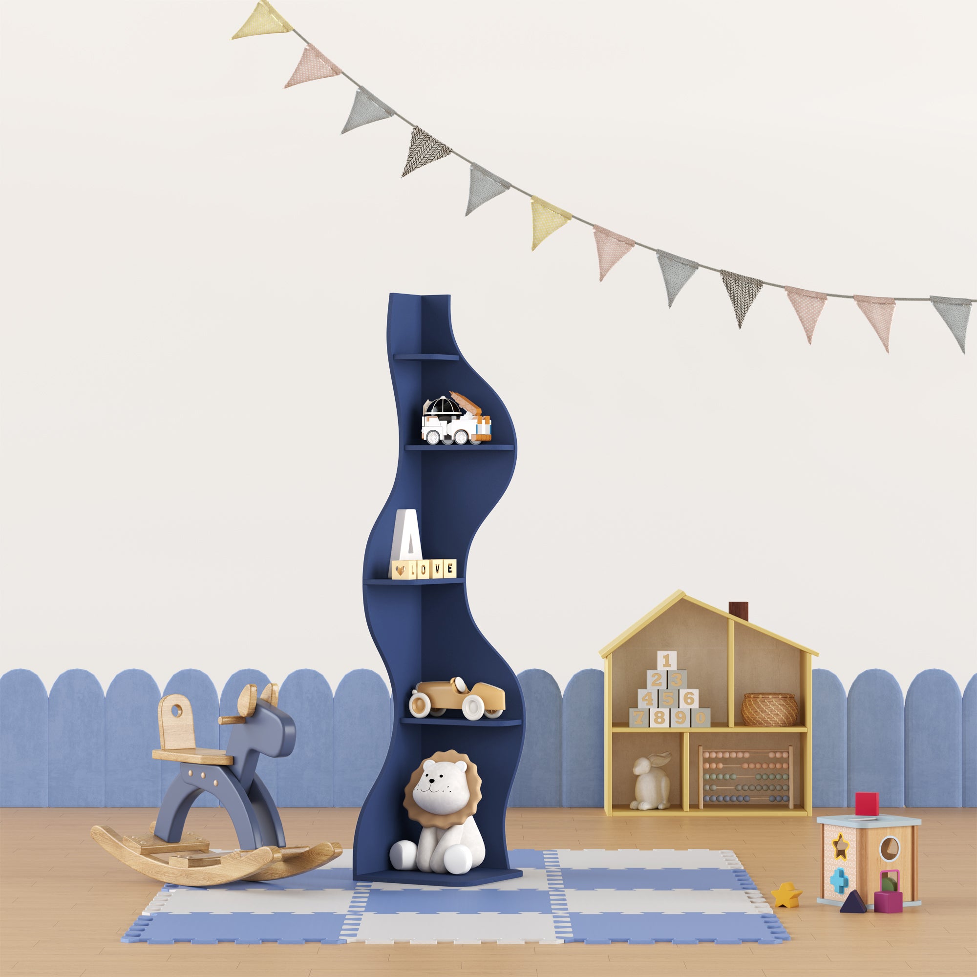 KYLIZE Viva La Vida Series Flamenco Wave Display Shelf