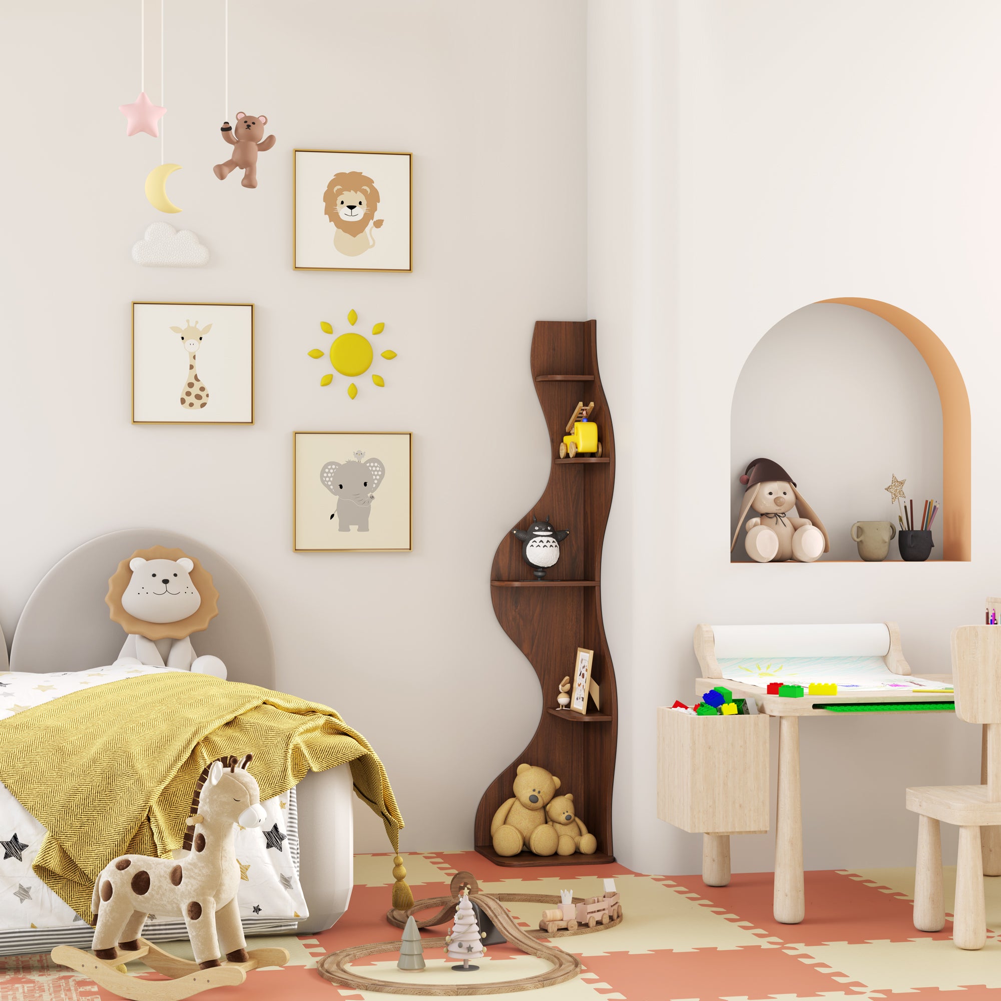 KYLIZE Viva La Vida Series Flamenco Wave Display Shelf