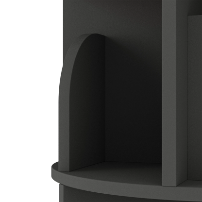   Rotating Bookshelf 360 Degree Storage Rack