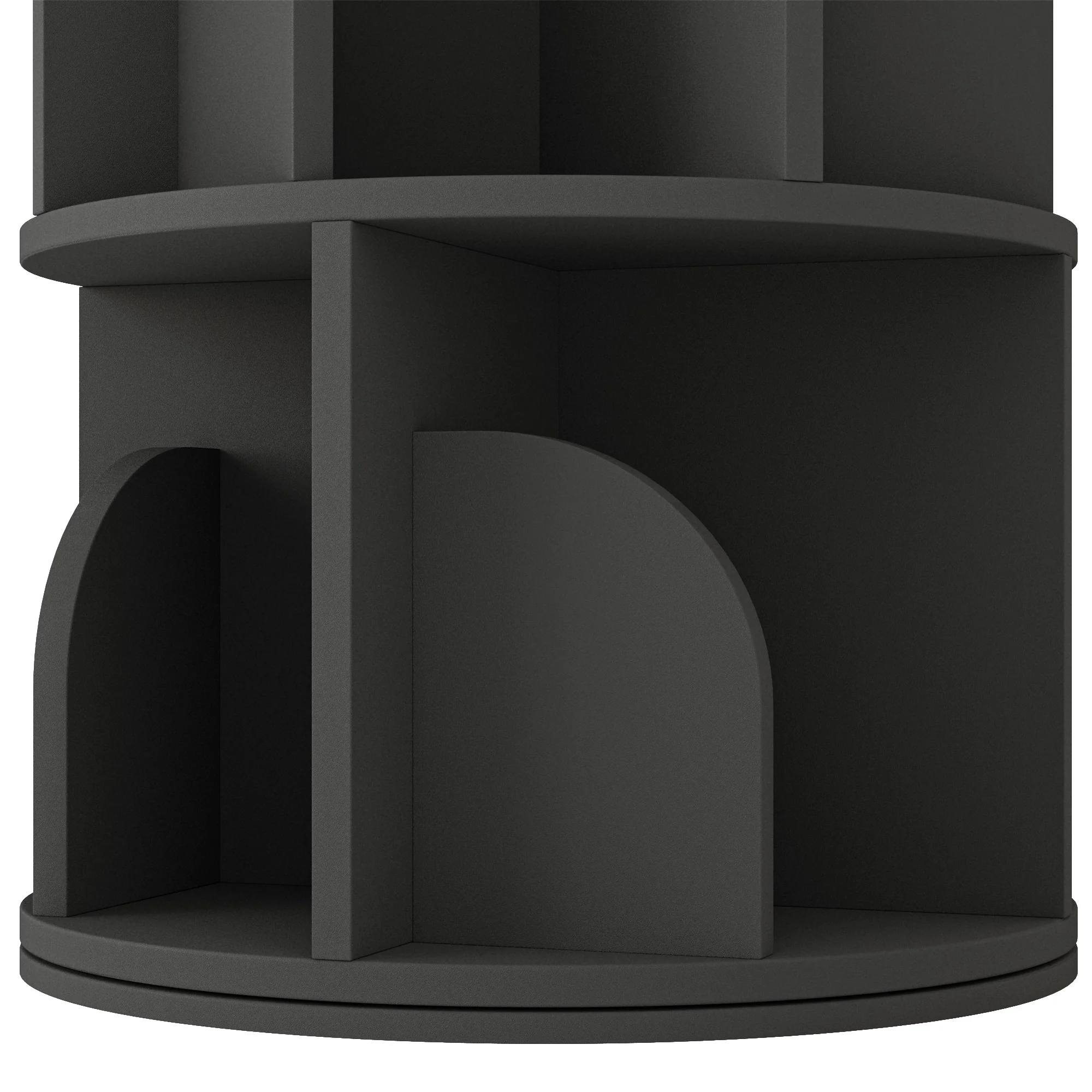   Rotating Bookshelf 360 Degree Storage Rack