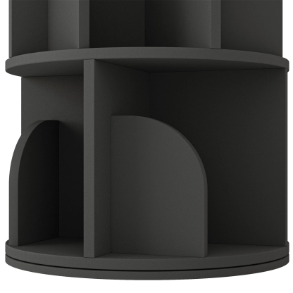  Rotating Bookshelf 360 Degree Storage Rack