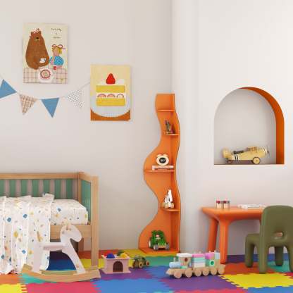 KYLIZE Viva La Vida Series Flamenco Wave Display Shelf