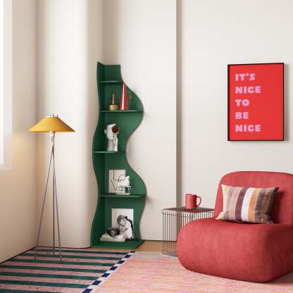 KYLIZE Viva La Vida Series Flamenco Wave Display Shelf