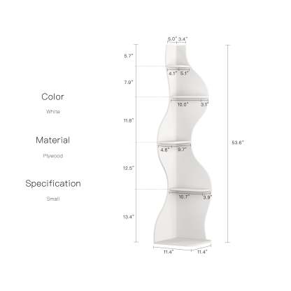 KYLIZE Viva La Vida Series Flamenco Wave Display Shelf