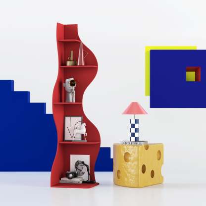 KYLIZE Viva La Vida Series Flamenco Wave Display Shelf