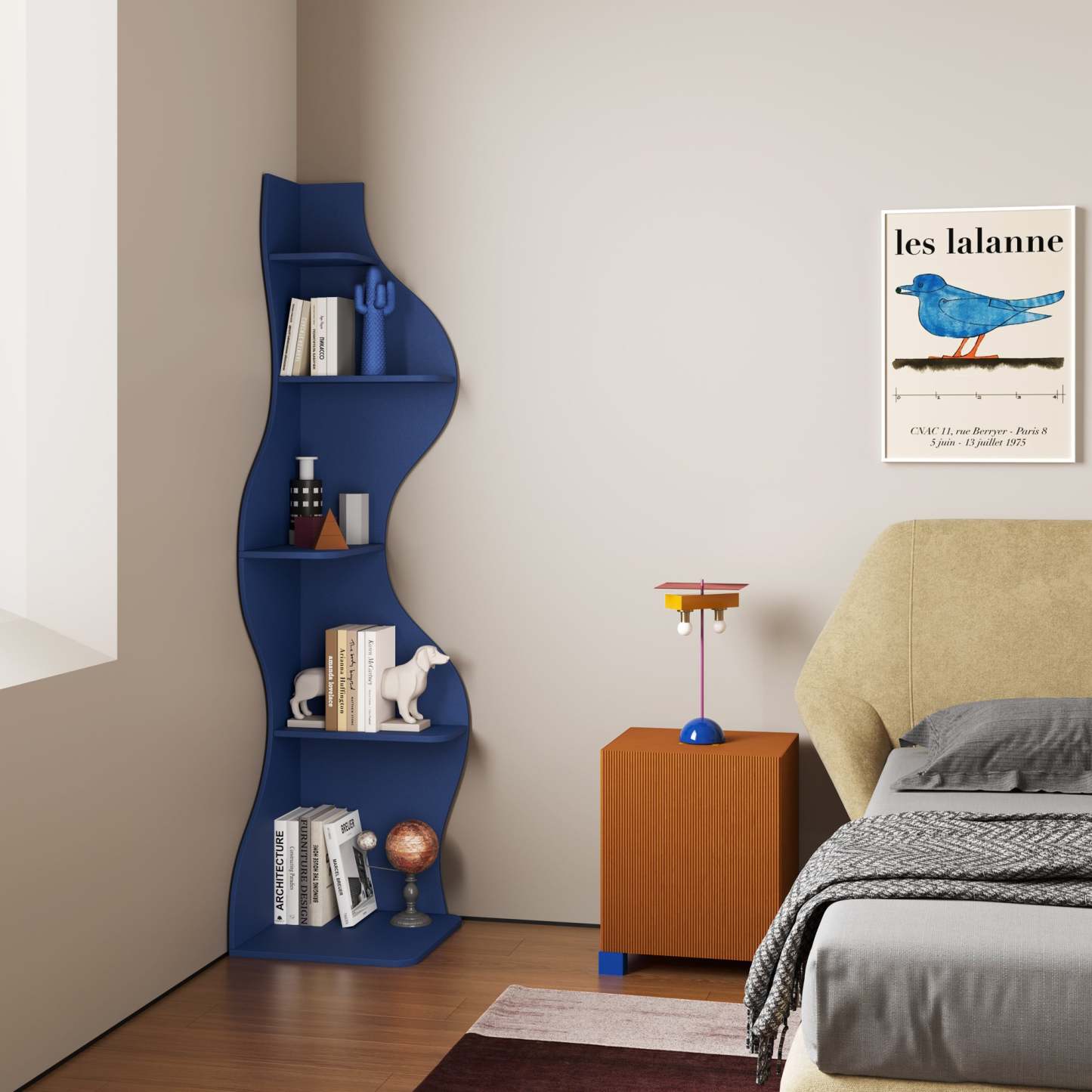 KYLIZE Viva La Vida Series Flamenco Wave Display Shelf