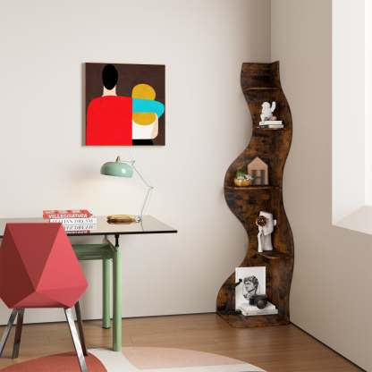 KYLIZE Viva La Vida Series Flamenco Wave Display Shelf