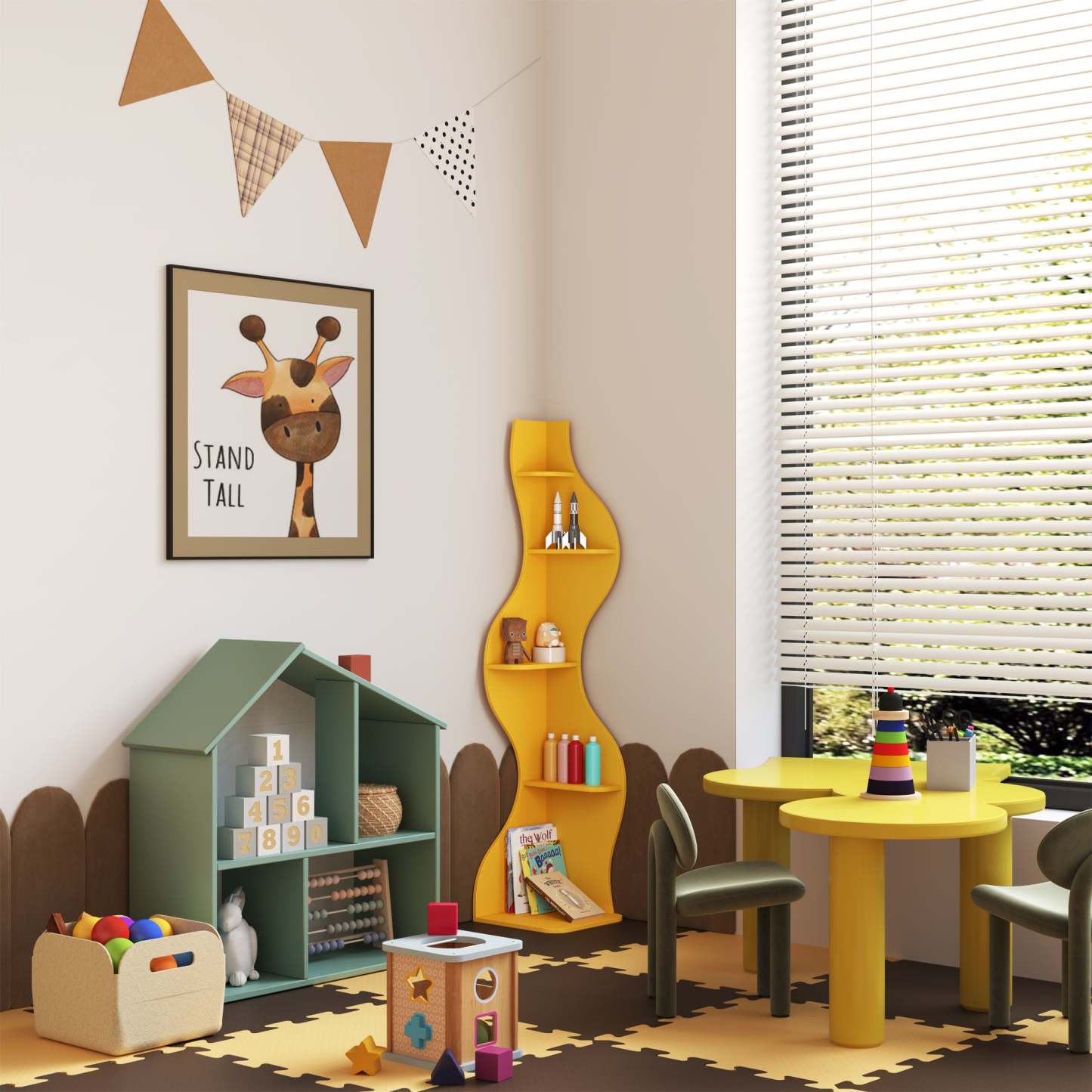 KYLIZE Viva La Vida Series Flamenco Wave Display Shelf