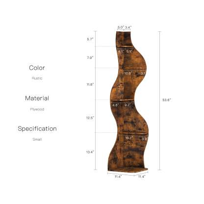 KYLIZE Viva La Vida Series Flamenco Wave Display Shelf